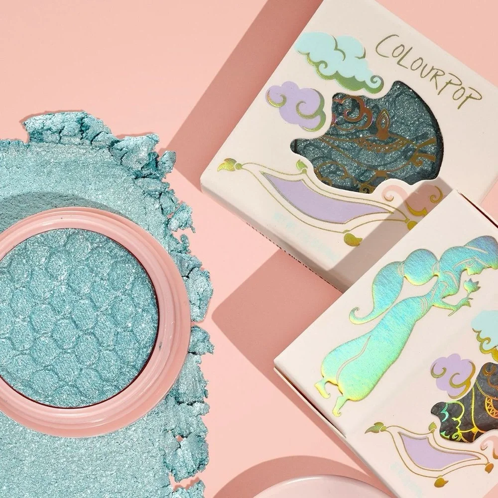 COLOURPOP Disney Arabian Nights Super Shock Shadow Eyeshadow Turquoise Silver